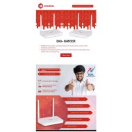 Digisol DG-GR1321 300Mbps Wi-Fi Router (White)