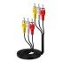 3:3 ORIGINAL  AV CABLE (Multi-coloured) For DTH,TV,MP3,Tablets,Speakers,Home Theatre