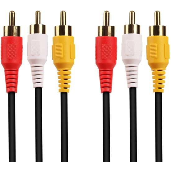3:3 ORIGINAL  AV CABLE (Multi-coloured) For DTH,TV,MP3,Tablets,Speakers,Home Theatre