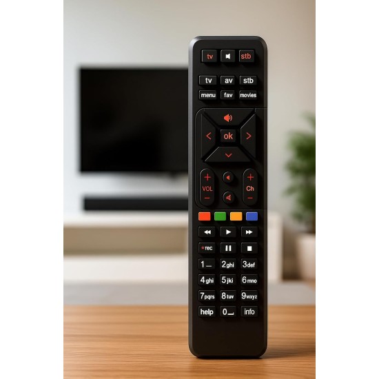 AIRTEL DIGITAL TV ORIGINAL (HD/SD) SET TOP BOX REMOTE