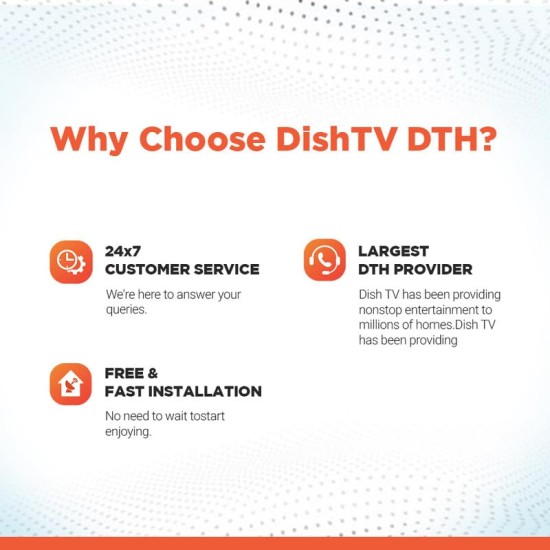 DISH TV NEW DTH CONNECTION | EXCHANGE OFFER | HD Set Top Box Only | 3 Months Odia + Hindi pack |1080p Full HD | Free Installation