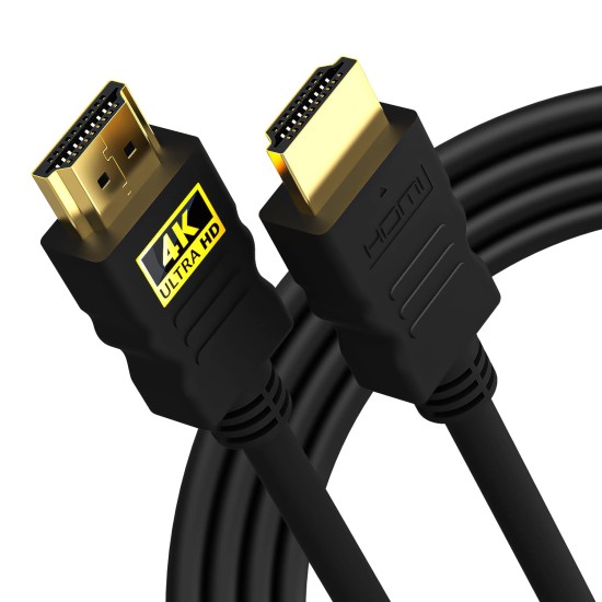 1.5 Meter High-Speed HDMI Cable (Black) - HDMI Arc Enabled | 64 Gbps | 4K 120Hz | 1080P 240Hz | Strong & Durable | Supports Up To 32 Audio Channels |(Pack of 1)