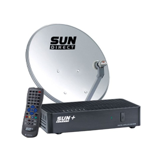 SUN DIRECT NEW CONNECTION - WITH 1 YEAR ODIA HINDI FULL HD PACK 