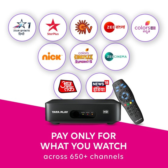TATAPLAY NEW CONNECTION - PUJA OFFER - PAY RS.3600 AND GET RS.3600 CASH BACK 