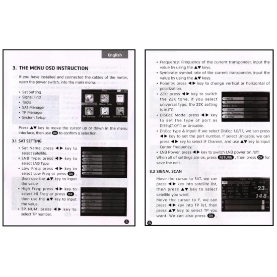 Yuri YSM999DX Digital Satellite Finder