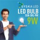 SYSKA SRL 9W B22 Led Bulb(Cool Day Light Bulb, B22D Base) - Pack of 10