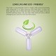 SYSKA Fab-4001 Fan Shaped Base B22 40-Watt Led Bulb (White, Pack Of 1,B22D)